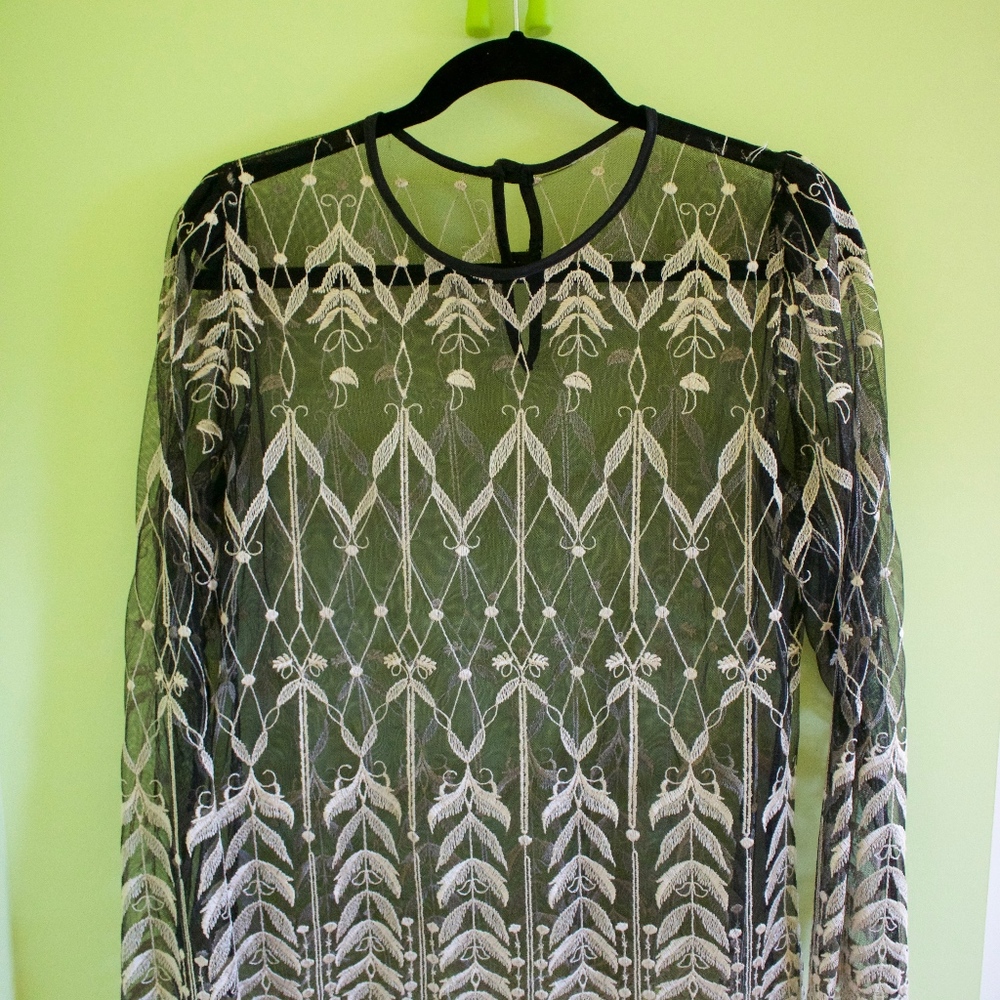 Sheer Lace Shirt